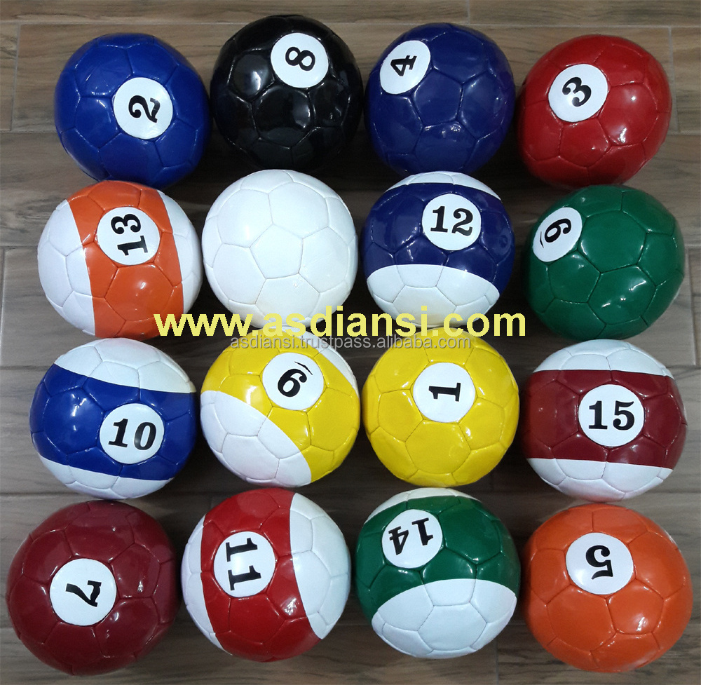 Complete set of snookball Billiard Soccer Balls footballs handball pool soccer ball Mini balls