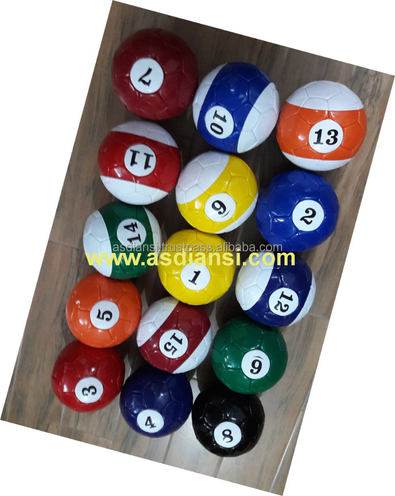 Complete set of snookball Billiard Soccer Balls footballs handball pool soccer ball Mini balls