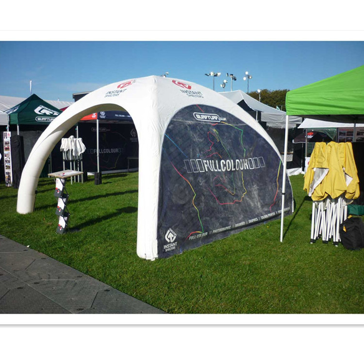 PVC tarpaulin inflatable airtight tent, inflatable mobile car wash shelter tent