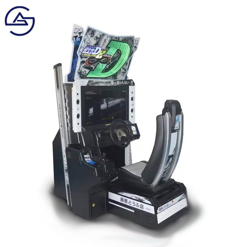 Initial  Simulator Arcade Video Racing Car Game Machine