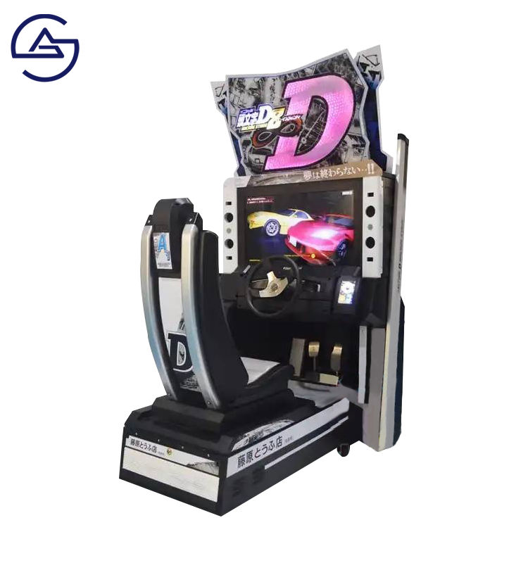 Initial  Simulator Arcade Video Racing Car Game Machine