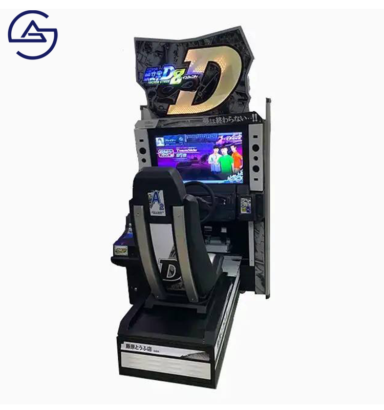 Initial  Simulator Arcade Video Racing Car Game Machine