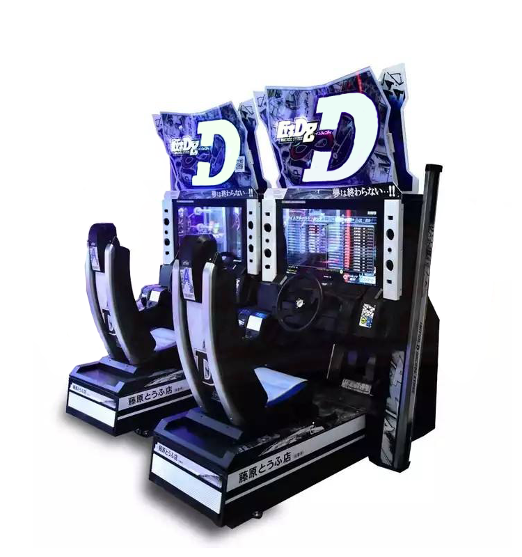 Initial  Simulator Arcade Video Racing Car Game Machine