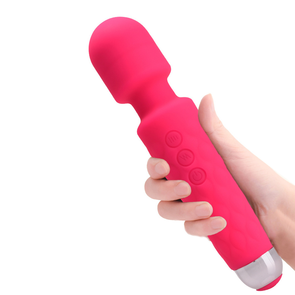 Hot Selling Silicone Held Electric Knee Foot Leg Back Neck Massager Products Vibrator Wand Massager