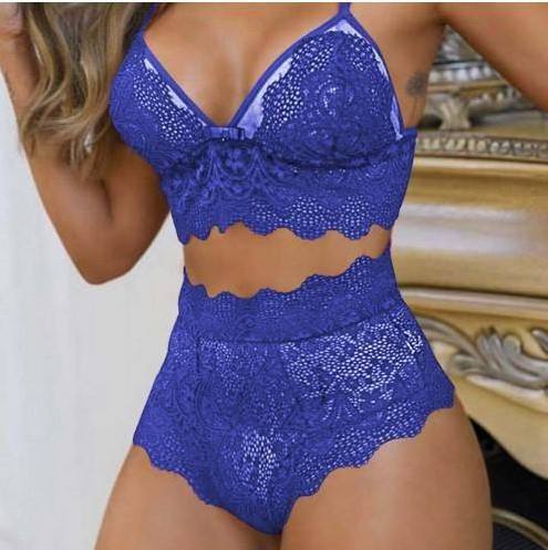 2023 Summer Sexy Seamless Lingerie Sets Women Lace Push Up Bra And Panty Set Sexy V Neck Hot Erotic Crop Top Underwear