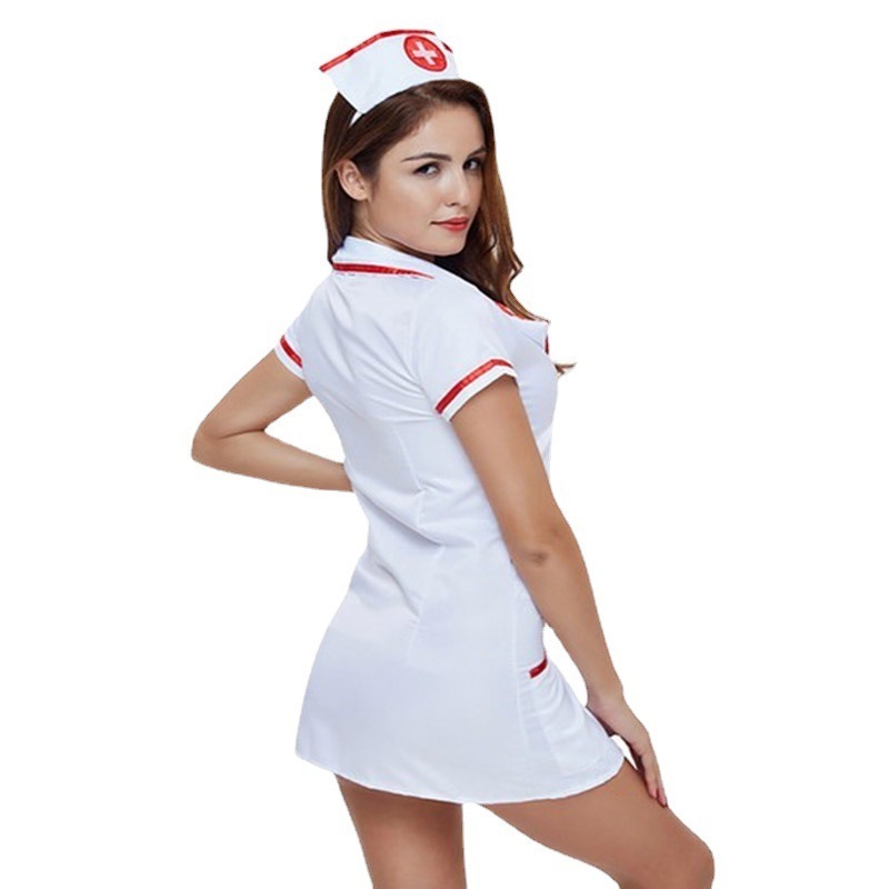 New sex underwear sexy sex underwear white nurse suit top women underwear set femme women's clothing sexy lingerie