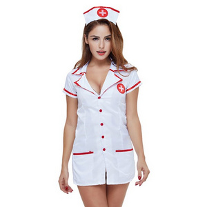 New sex underwear sexy sex underwear white nurse suit top women underwear set femme women's clothing sexy lingerie