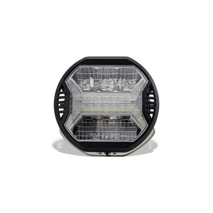 Round 5.75 Inch Led Driving Light w/White DRL Led Pods Light for Ford Bronco Ford F-150 Polaris RZR Can Am Maverick X3 Commander