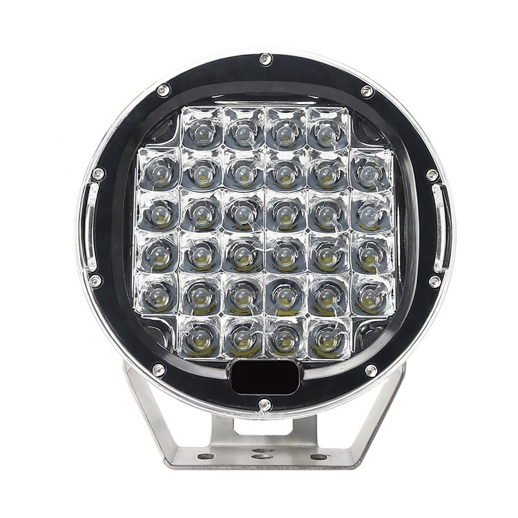 High Power Super Bright Round Led Driving Light DRL Bumper Truck 4WD Offroad Spotlight 4x4 9