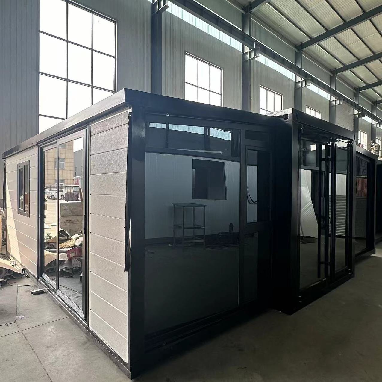 Container house expandable 20ft 3 bedroom expandable prefab container house foldable tiny home expandable container  house