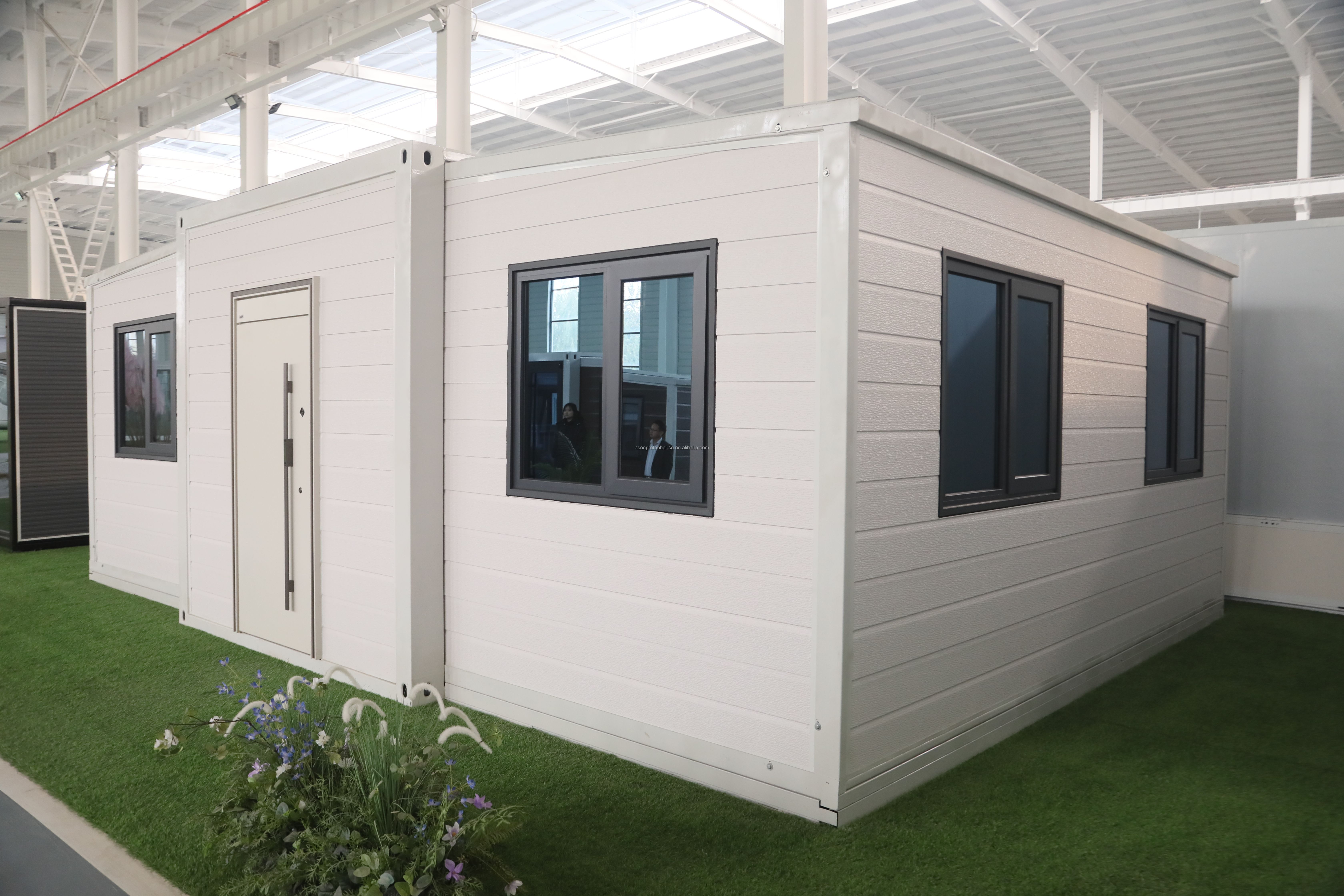 Predfabricated Container Homes Expandable Container House Two Bedroom Luxury 20FT Tempered Glass Modern Hotel 3 Years Asen