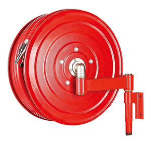 1 Inch Manual Swing Fire Hose Reel With 30M Rubber Hose