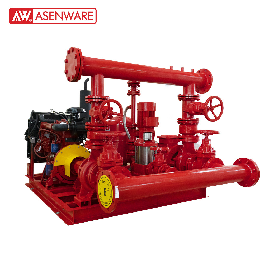 Asenware water firefighting diesel engine fire pump series for sale