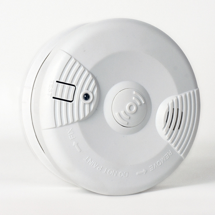 Cigarette Battery Standalone Smoke Detector with Internal and Exteranl Battery