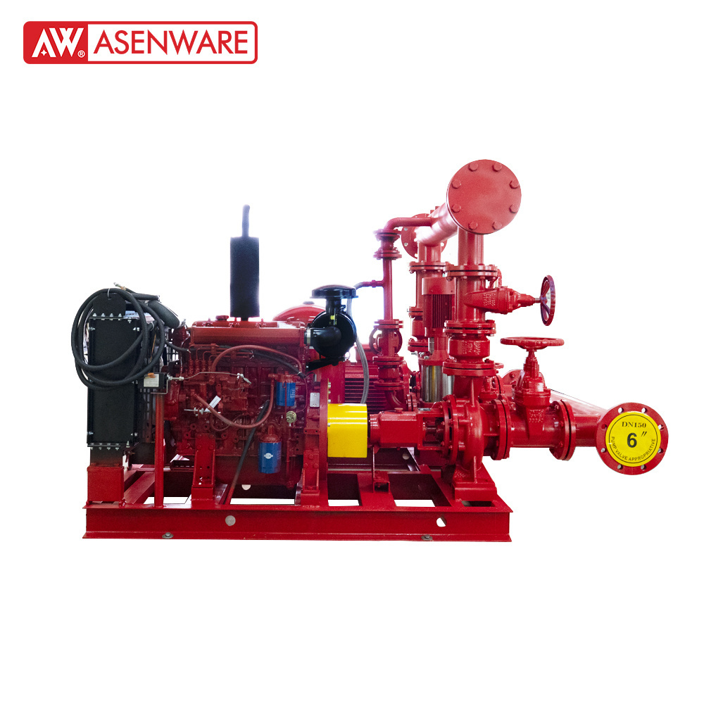 Asenware water firefighting diesel engine fire pump series for sale