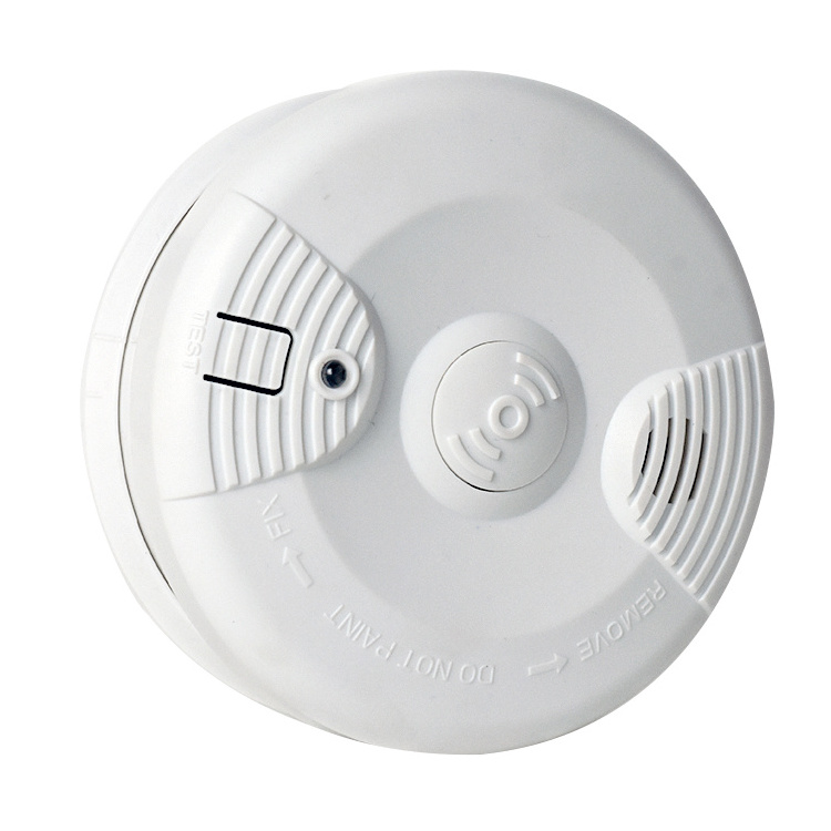 Cigarette Battery Standalone Smoke Detector with Internal and Exteranl Battery