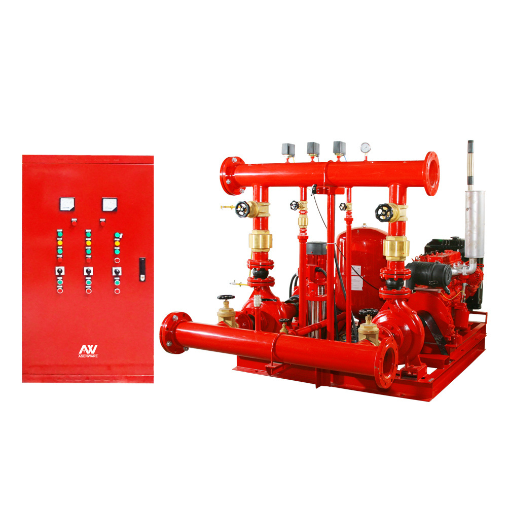 Asenware fire hydrant system fire pump set diesel fire pump