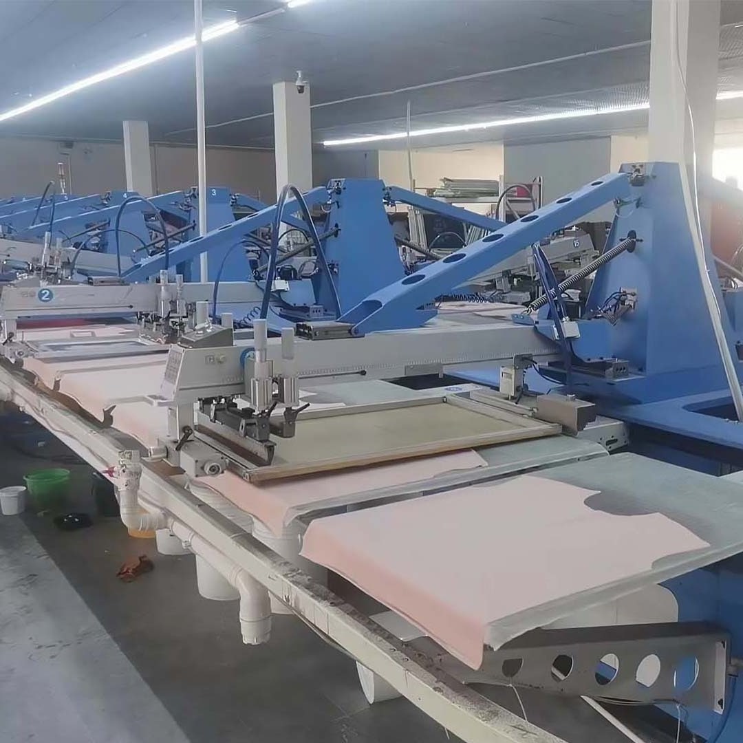 Full Automatic Oval Silk Screen Printing Machine for Tee Shirt Multi Color