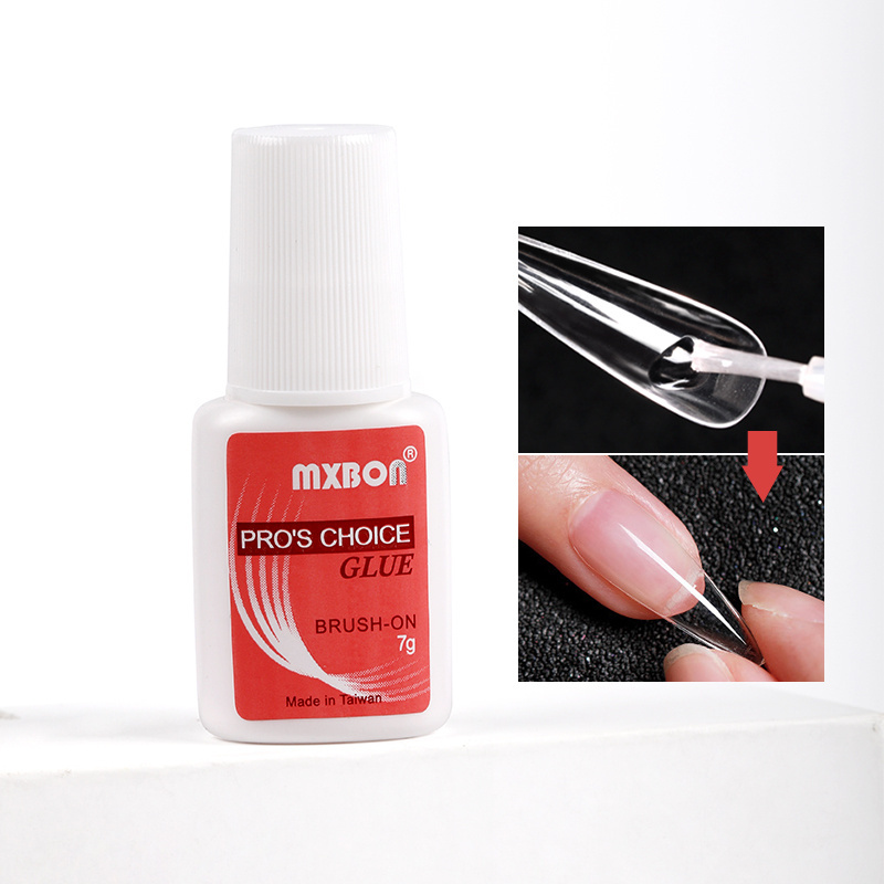 Wholesale Nail Glue OEM ODM Professional Super Fast Drying Brush On MxBon Nail Glue For Acrylic Nails Artificial Fingernails