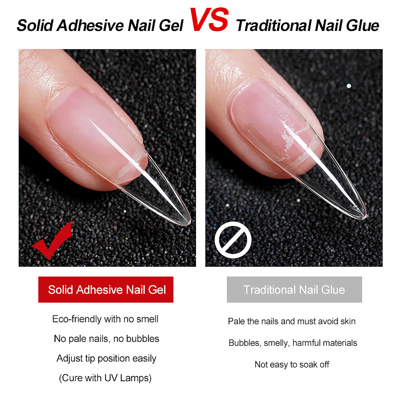 Free Design Strong Fake Nails Bonding Nail Glue Professional Private Label Solid Adhesive Gel Nail Polish Art Glue