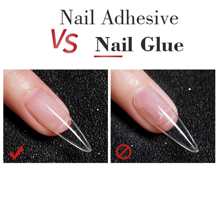 AS Free Sample Strong Fake Nails Tips Nail Glue Professional Private Label Adhesive Gel Polish Art Glue For Press On Nails