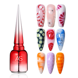 Natural Clear Blooming Gel Nail Painting Hema Free Uv Gel Soak Off Nail Glue Marble Blooming Gel for nail art