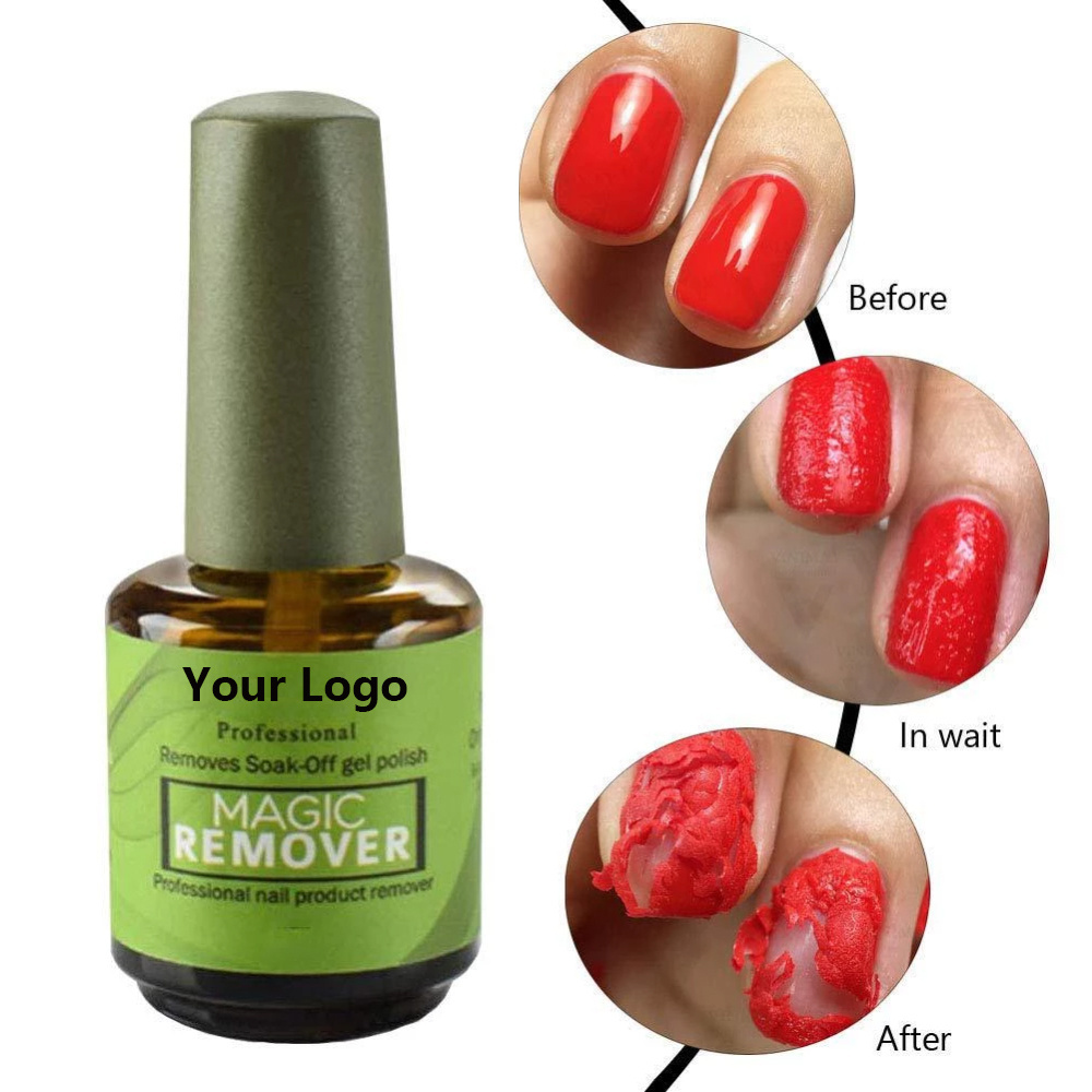 AS Professional Gel Nail Polish Remover Liquid Quickly And Easily Removes Burst Gel Magic Nail Polish Remover