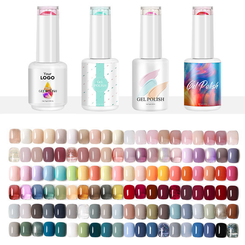 OEM logo 9colours 15ML Magnetic Gel Polish Set glass bead Cat Magnetic Eye Gel Nail Polish LED Gel Nail Art Manicure