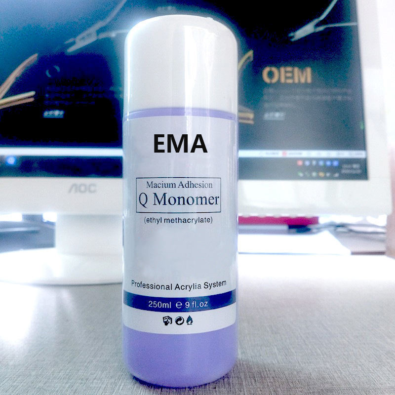 Wholesale Professional Private Label 500ml 150ml 1000ml Gallon EMA MMA Odorless Monomer Acrylic Nail Liquid For Acrylic Powder