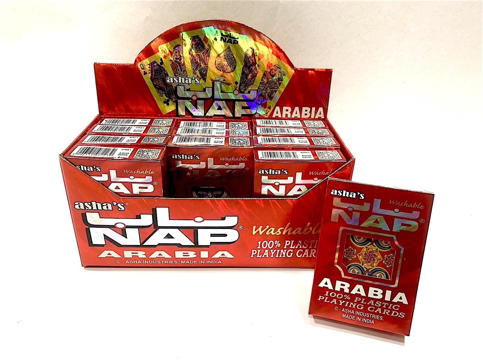 Factory Wholesale High Quality  casino  NAP Arabia Plastic Playing Cards  from Indian seller and manufacturer