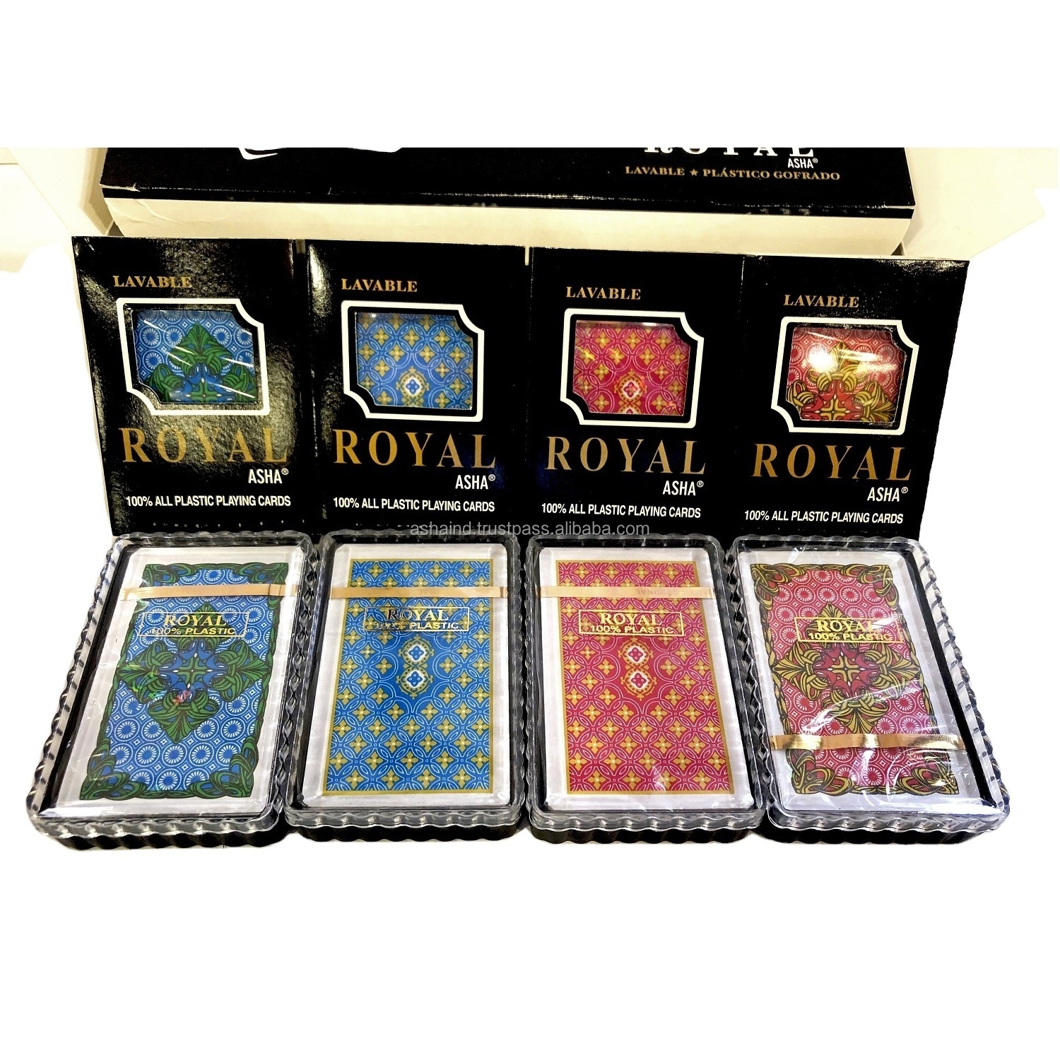 Customize Best Price Derby Deluxe Playing Card with Logo Plastic Cards in Plastic Box for Adult Students Playing