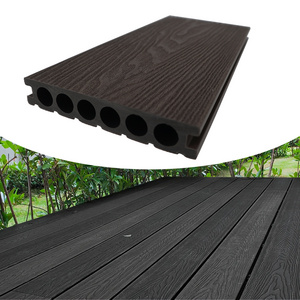 Low Moq Invisible Co-extrusion Wpc Decking Anti-slip Easy Install Grooved Co-extrusion Bpc Magnet Invisible Decking