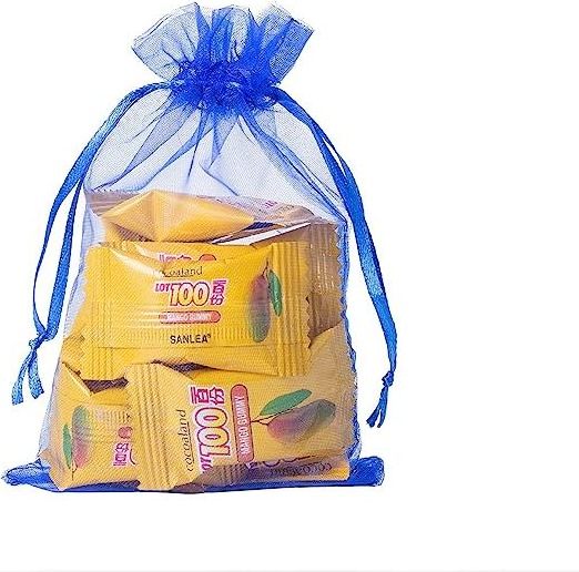 Large Multicolor Organza Bags Mesh Party Gift Net Bags Jewelry Pouch Gift Wrap Bags For Goodie Packaging