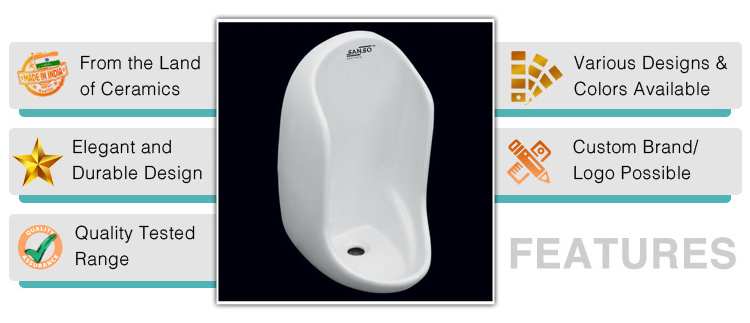 Amazing Sale on Premium Quality Sanitary Ware White Ceramic Man Usage Wall Mounted Urinal Toilet for Sale