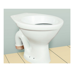 New Design Bathroom Ceramic WC Toilets Customized Standard Size Two-piece Water Closet Toilet At Cheap Price