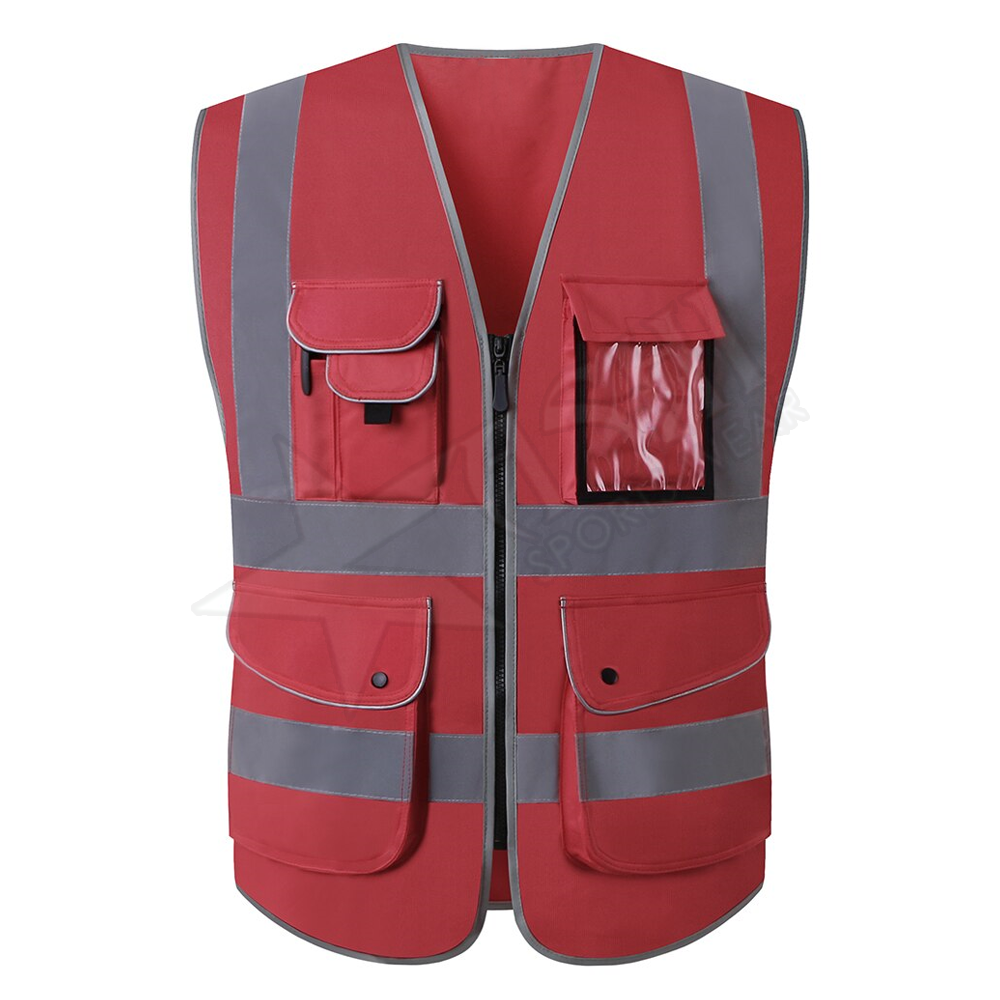 100% Polyester Safety Jacket Security Reflective Safety Vest For Men Women Mixed Color Security Reflective Safety Rain Jacket