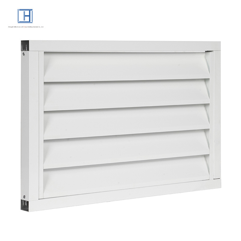 Roller Shutters Aluminium Alloy Aluminum Alloy Shutters Horizontal Hospital 4 Years CN;SIC Modern Fixed Blade Louver Outdoor