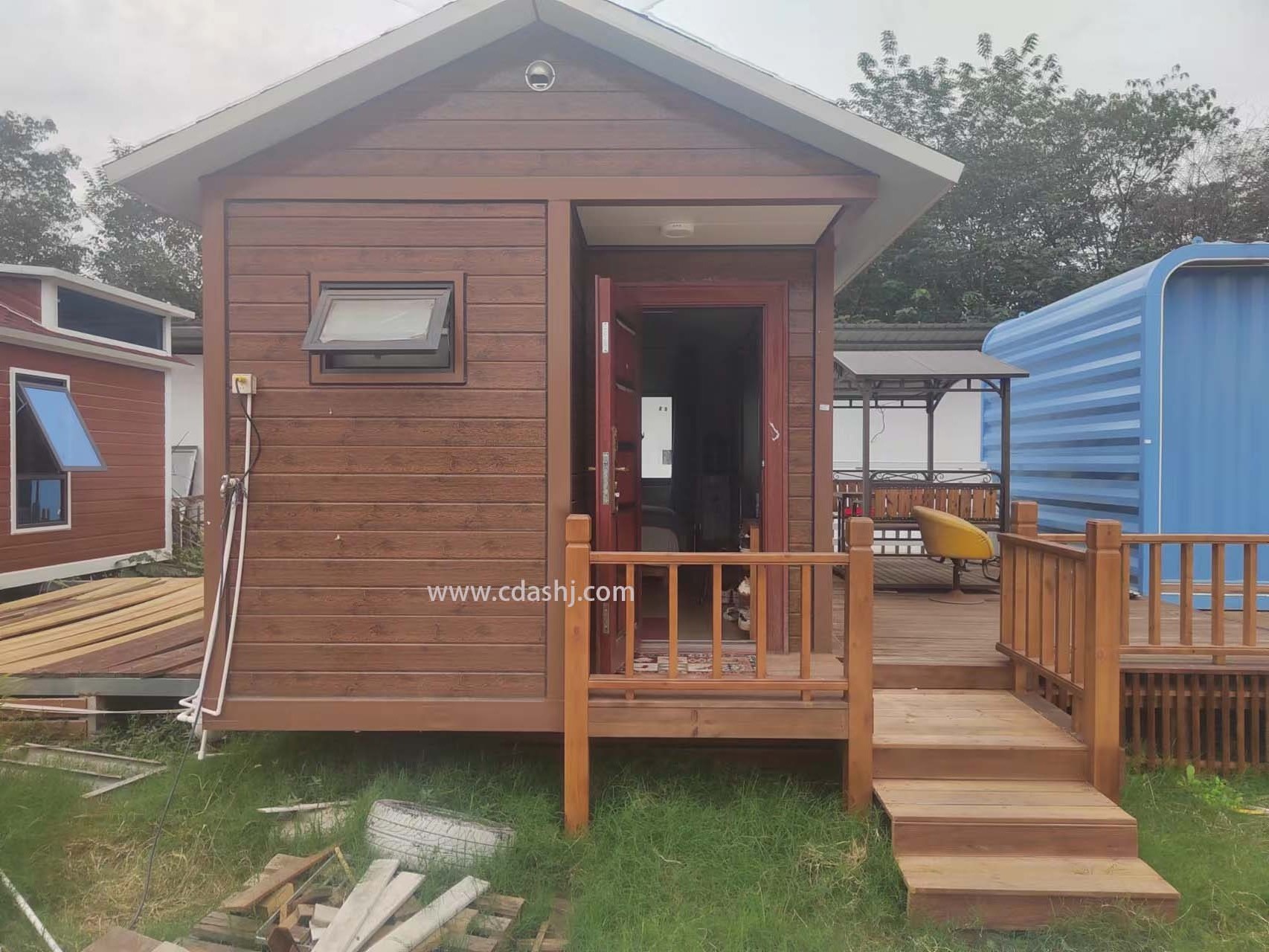 Hot Selling Economical Portable Chalet Suizo En Bois Wooden Prefab Chalet