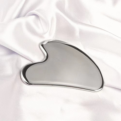 Custom Logo Skin Facial Scraping Guasha Metal Stainless Steel Gua Sha Face Gua Sha Massage Tool