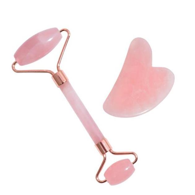 Hot sale Environment-friendly resin face roller and gua sha scraper plastic gua sha facial neck back leg massage tool