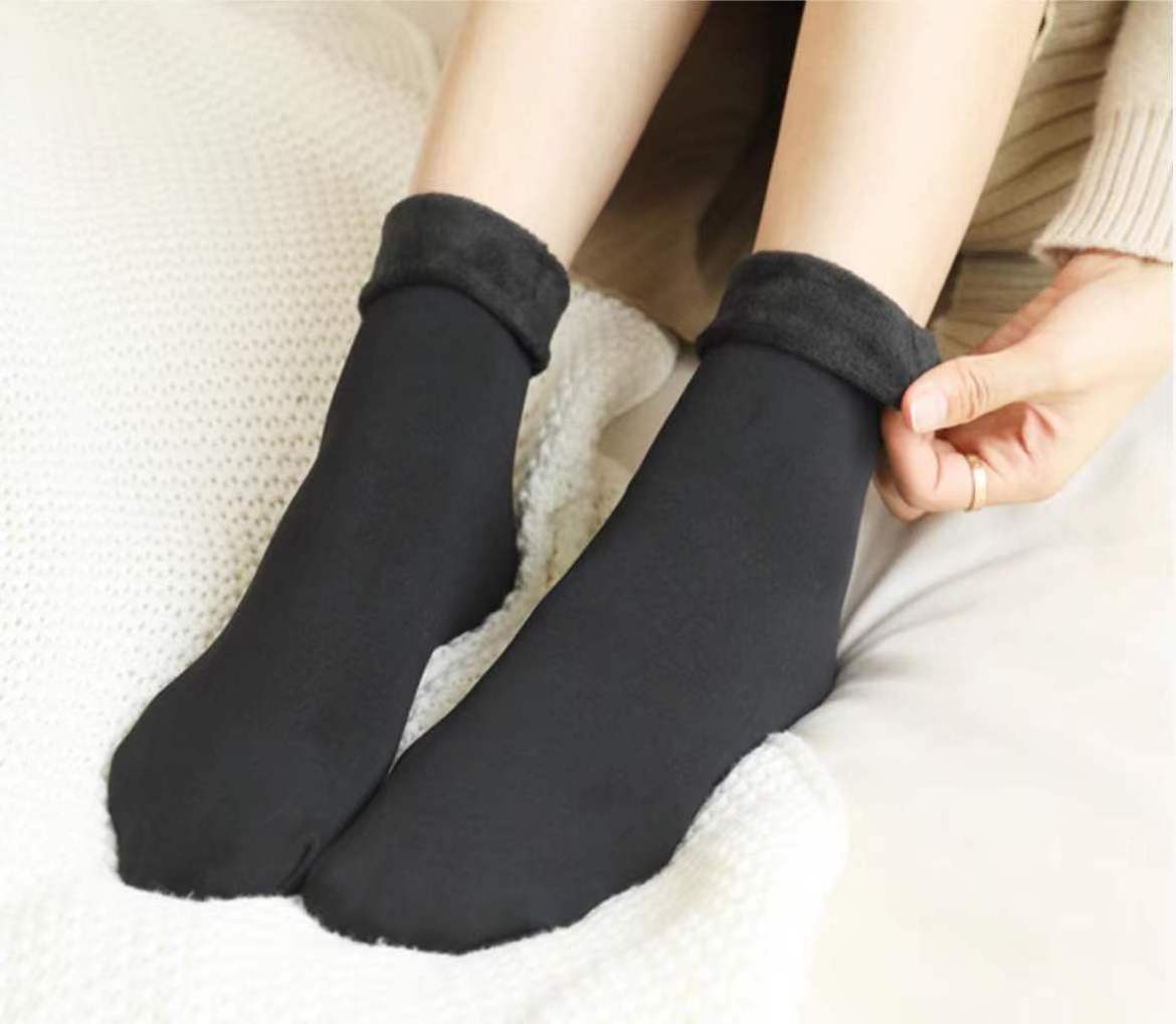 Wholesale Winter Warmer Women Thicken Thermal Wool Cashmere Snowing Socks Velvet Boots Floor Socks