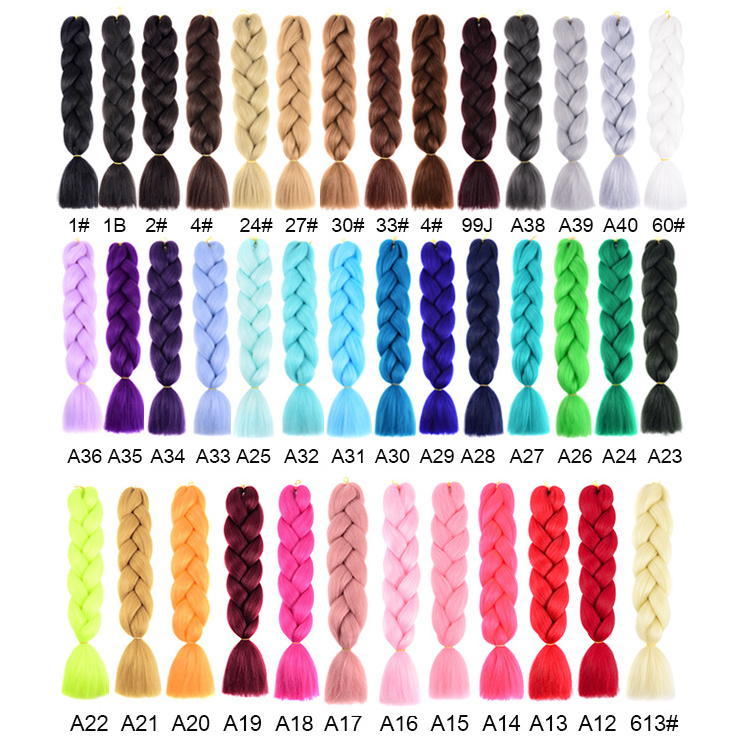 Wholesale Synthetic Hair 3 Tone Super Jumbo Hair Braids Yaki Texture Ombre Ultra Expression Braiding Hair Jumbo