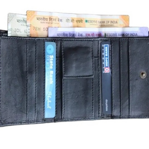 Brand Leather Handcrafted Suede Leather Men Bifold Featuring Card Compartments and Dedicated Coin Holder at Wholesale Price