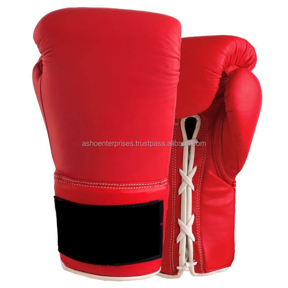 Custom Boxing Gloves Handmade Mold High Density Boxing Gloves Cow Hide Leather Sparring Training Gloves For Men