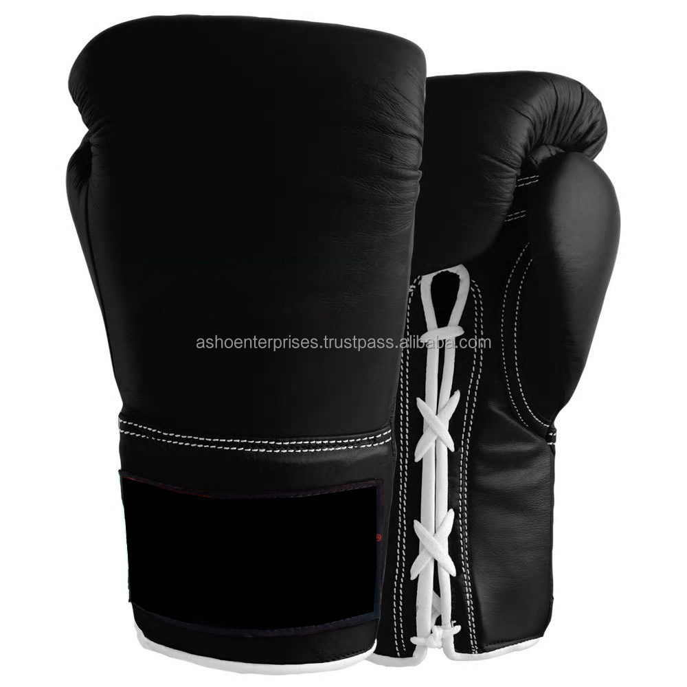 Custom Boxing Gloves Handmade Mold High Density Boxing Gloves Cow Hide Leather Sparring Training Gloves For Men