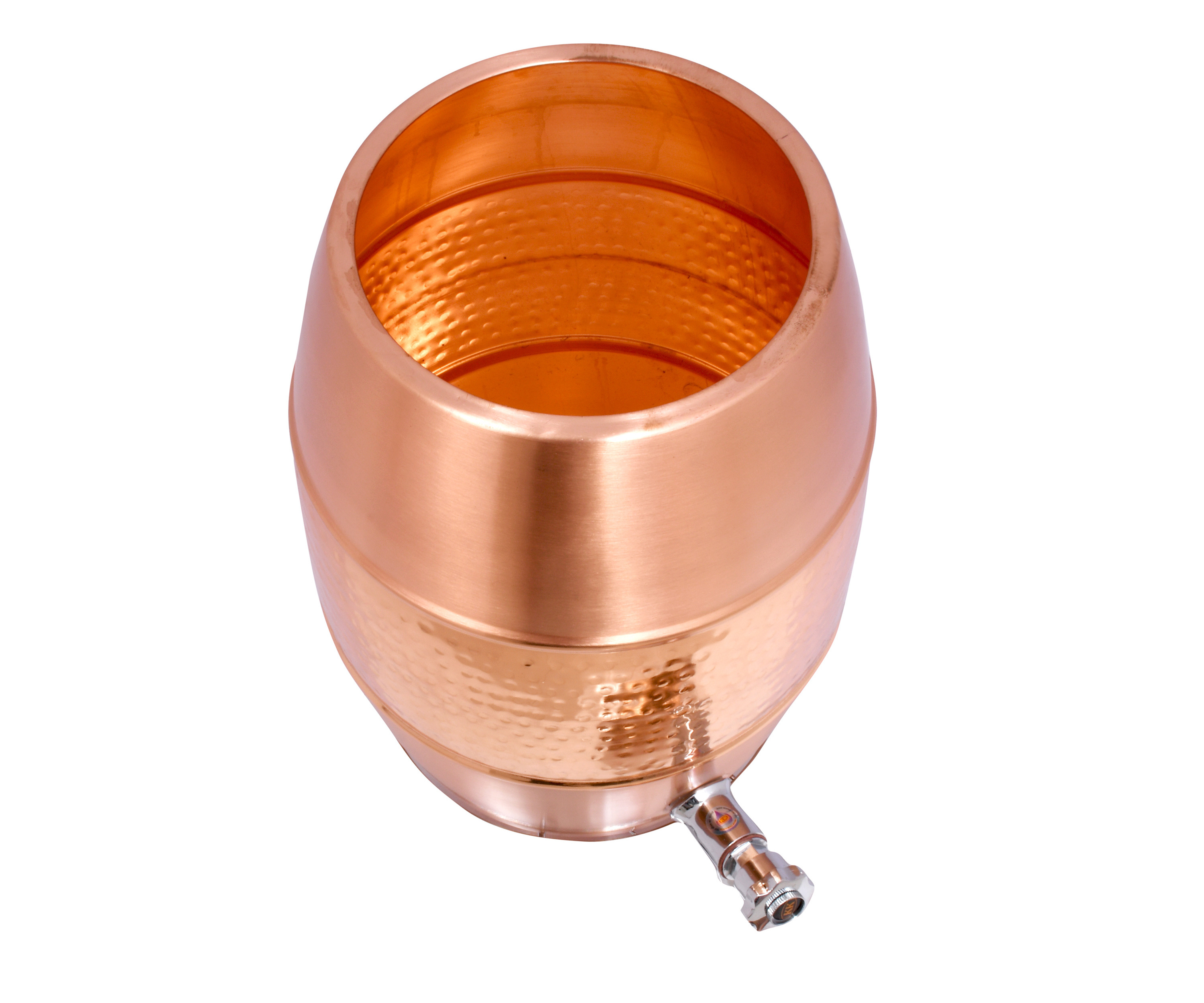 Copper Water Dispenser Pot Copper Hammered Design Storage Containers For Sell Capacity 4 litter Good For Health