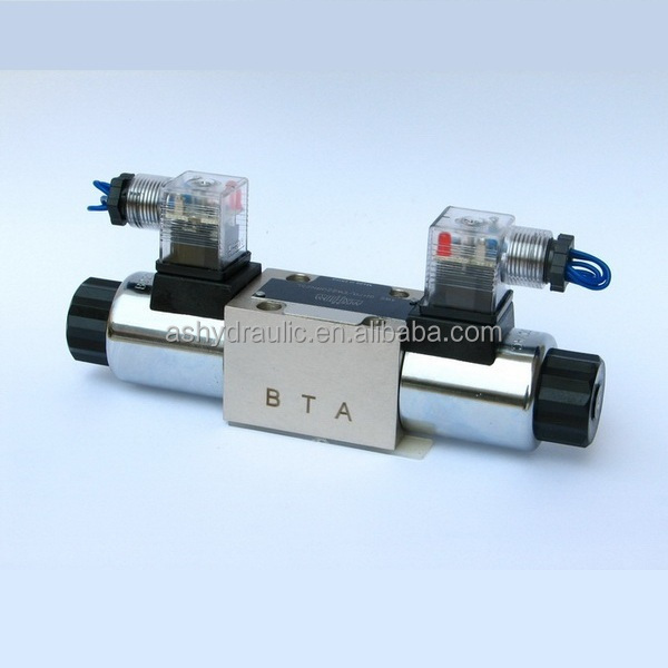 Hot sales 70Mpa/700bar high pressure 3 position 4 way solenoid directional valve,hydraulic distributor