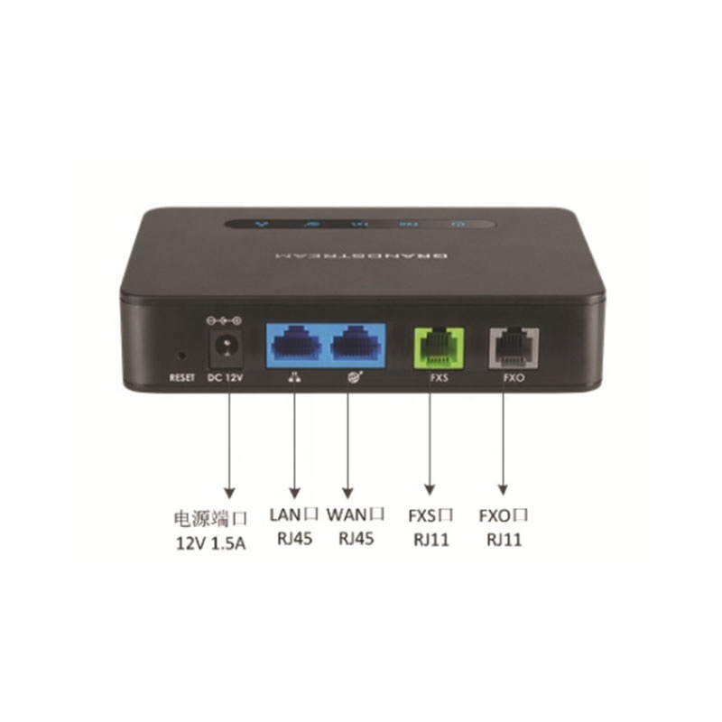 Powerful Analog Telephone Equipped With 2 FXS Port Voip Adapter Network Device Gateway HT812