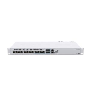 MikroTik Switch with 10G RJ45 Ethernet ports and SFP+ CRS312-4C+8XG-RM