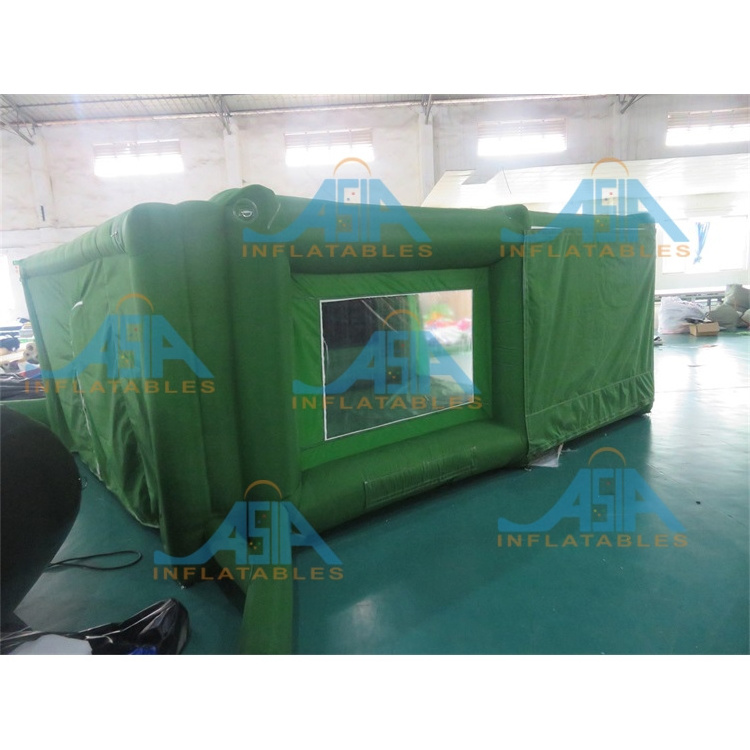 Movable Waterproof inflatable Car Painting Tent Inflatable Spray Paint Booth Tent